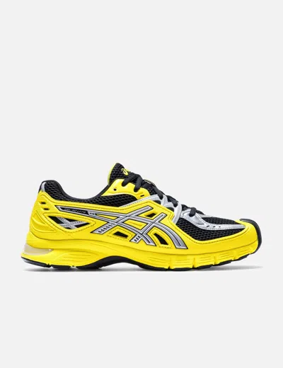 Asics Vibrant Yellow And Black Leather Gel Sd Lite Sneakers In Multi