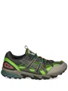 Asics Man Sneakers Lead Size 9 Textile Fibers In Green