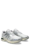 Asics Gtx Mesh Rubber Sole Sneakers In Silver