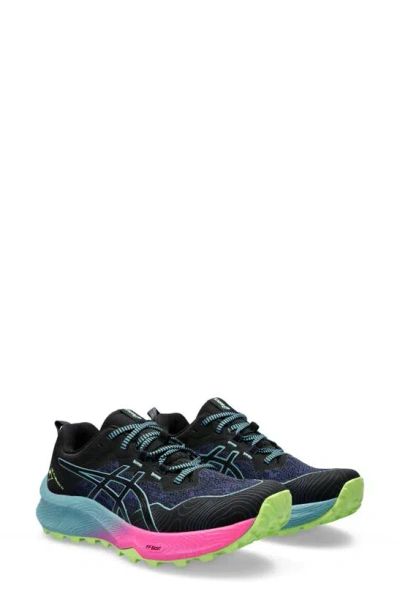 Asics Gel-trabuco 11 Running Shoe In Black/ Gris Blue