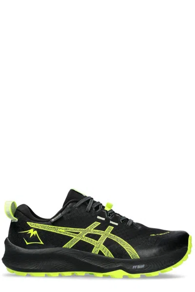Asics Gel-trabuco 12 Gtx Lace-up Sneakers In Black/safety Yellow