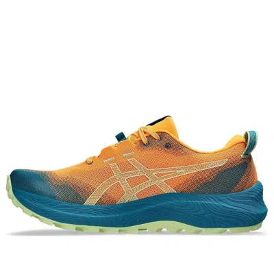 Asics Gel-trabuco 12 Sneakers 'stadium Orange Cool Matcha' In Blue
