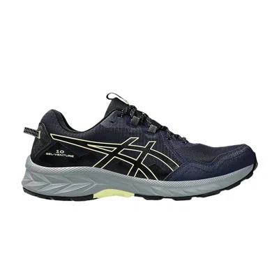Pre-owned Asics Gel Venture 10 Extra Wide 'midnight Black' | Blue | Men's Size 9