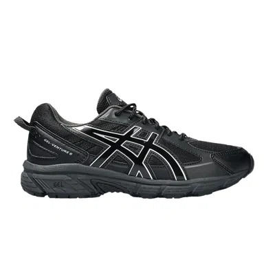Pre-owned Asics Gel Venture 6 Gs 'triple Black' | Kid's Size 3.5