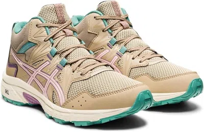 Asics Gel-venture 8 Mt 1012a869.205 Women 10.5 Beige Trail Running Shoes Eee4388