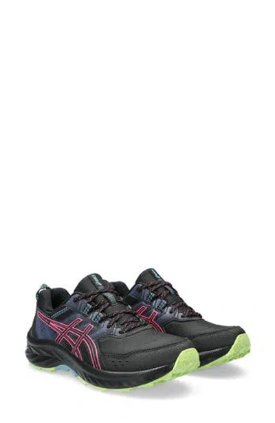 Asics ® Gel-venture 9 Athletic Sneaker In Black/hot Pink