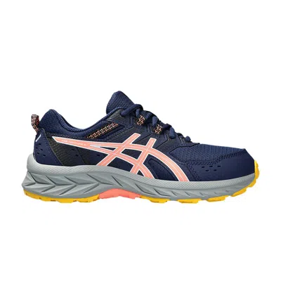 Pre-owned Asics Gel Venture 9 Gs 'blue Expanse Sun Coral' | Kid's Size 6.5