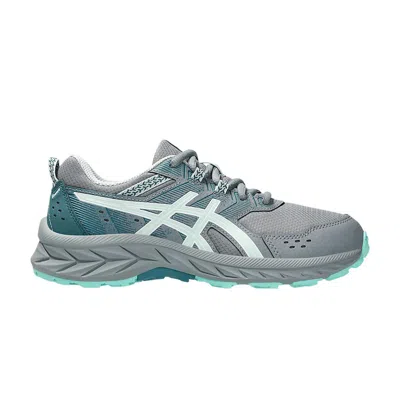 Pre-owned Asics Gel Venture 9 Gs 'gravel Pure Aqua' | Grey | Kid's Size 3 In Gray