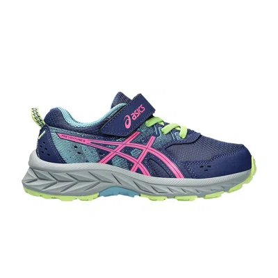 Pre-owned Asics Gel Venture 9 Ps 'deep Ocean Hot Pink' | Blue | Kid's Size 12
