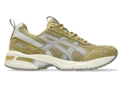Pre-owned Asics Gel1090v2 (women's) Sneakers In Khaki Beige/oyster Grey In Multi