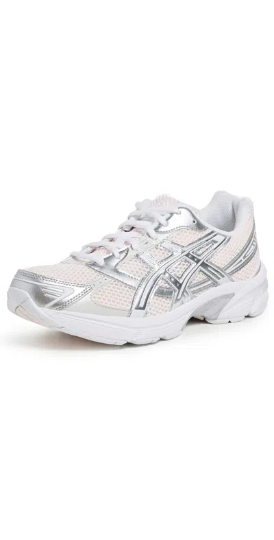 Asics Womens Blush Pure Silver Gel 1130 Mesh Trainers In Neutral