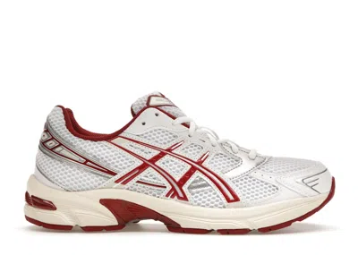 Pre-owned Asics Gel1130 (women's) Sneakers In White/red Dahlia