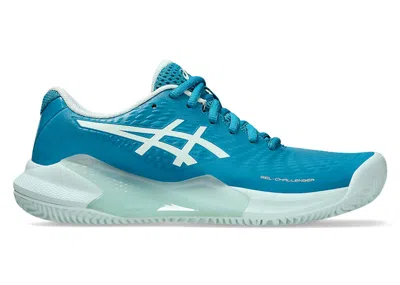 Pre-owned Asics Gelchallenger 14 Clay (women's) Sneakers In Teal Blue/soothing Sea