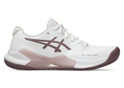 Pre-owned Asics Gelchallenger 14 Clay (women's) Sneakers In White/dusty Mauve