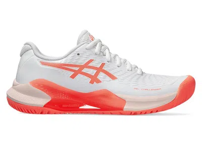 Pre-owned Asics Gelchallenger 14 (women's) Sneakers In White/sun Coral In Multi