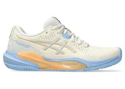 Pre-owned Asics Gelchallenger 15 Padel (women's) Sneakers In Cream/stone Wash