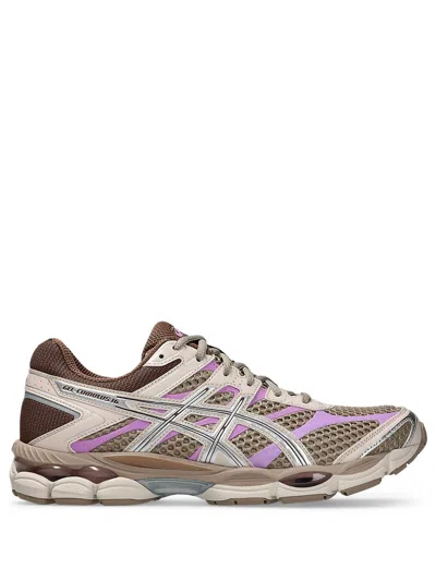 Asics Gel-cumulus 16 Mesh And Glossy Synthetic Leather Sneakers In Multi