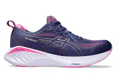 Pre-owned Asics Gelcumulus 25 (women's) Sneakers In Deep Ocean/lilac Hint