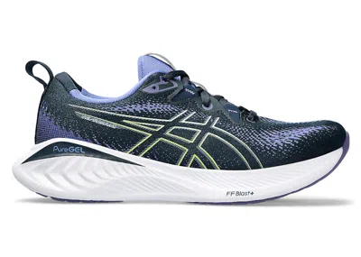 Pre-owned Asics Gelcumulus 25 (women's) Sneakers In French Blue/illuminate Yellow In Multi