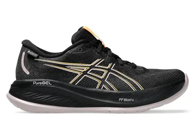 Pre-owned Asics Gelcumulus 26 Gtx (women's) Sneakers In Black/stadium Orange