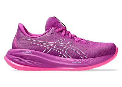Pre-owned Asics Gelcumulus 26 (women's) Sneakers In Bold Magenta/bright Cyan In Multi