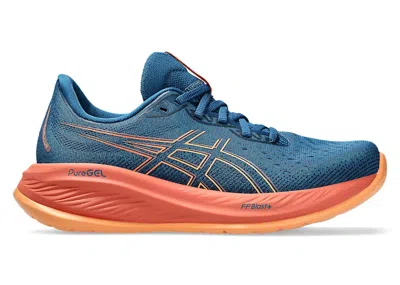 Pre-owned Asics Gelcumulus 26 (women's) Sneakers In Rich Navy Blue/faded Orange In Multi