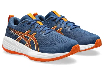 Asics Gel-cumulus 27 Grade School (little Kid/big Kid) Kids Shoes Twilight Blue/white : 7 Big Kid M, Texti