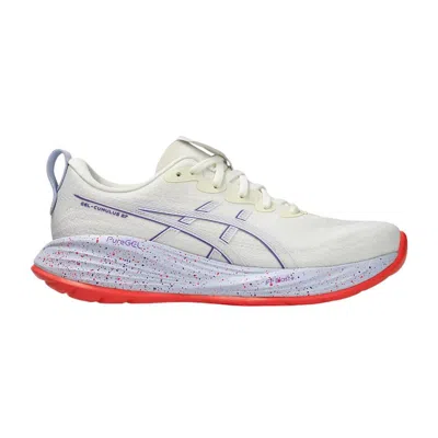 Asics Gel-cumulus 27 Tokyo Shoes White Purple Aw25 Women In Gray