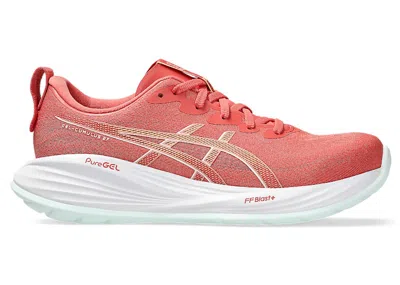 Pre-owned Asics Gelcumulus 27 (women's) Sneakers In Dark Pink Clay/cream In Multi