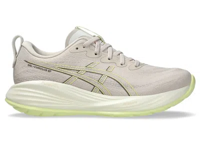 Pre-owned Asics Gelcumulus 27 (women's) Sneakers In Mineral Beige/huddle Yellow