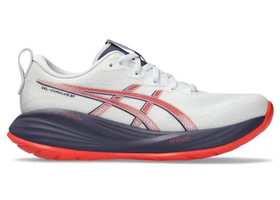 Pre-owned Asics Gelcumulus 27 (women's) Sneakers In White/greyish Purple