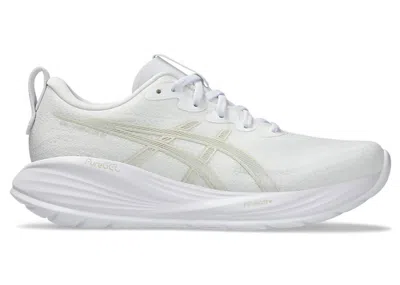 Pre-owned Asics Gelcumulus 27 (women's) Sneakers In White/lake Grey