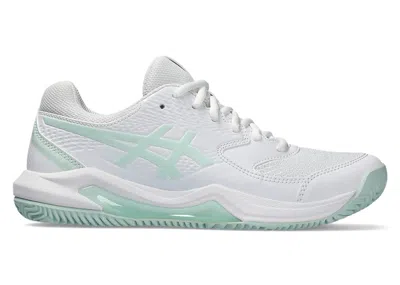 Pre-owned Asics Geldedicate 8 Clay (women's) Sneakers In White/pale Blue