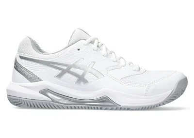 Pre-owned Asics Geldedicate 8 Clay (women's) Sneakers In White/pure Silver