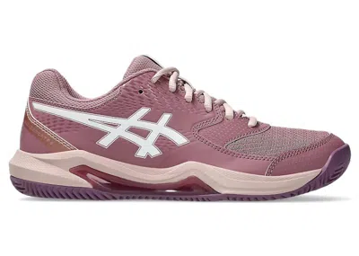 Pre-owned Asics Geldedicate 8 Padel (women's) Sneakers In Purple Oxide/white