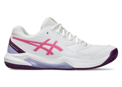 Pre-owned Asics Geldedicate 8 Padel (women's) Sneakers In White/dragon Fruit