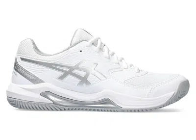 Pre-owned Asics Geldedicate 8 Padel (women's) Sneakers In White/pure Silver