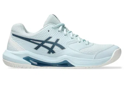 Pre-owned Asics Geldedicate 8 Pickleball (women's) Sneakers In Cool Grey/vintage Indigo