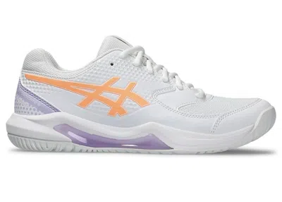 Pre-owned Asics Geldedicate 8 Pickleball (women's) Sneakers In White/bright Sunstone