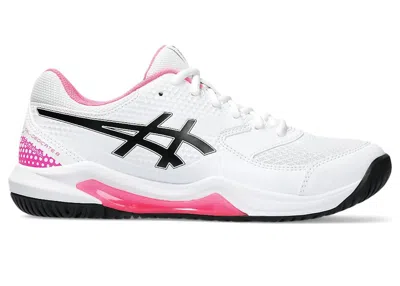 Pre-owned Asics Geldedicate 8 Pickleball (women's) Sneakers In White/hot Pink In Multi