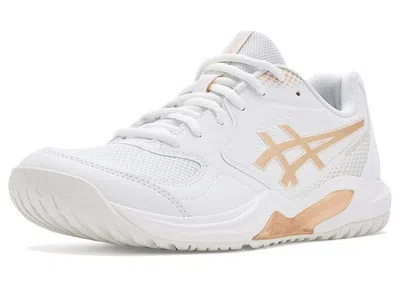 Asics Gel-dedicate 9 Pickleball Women's Running Shoes White/champagne: 11.5 B - Medium