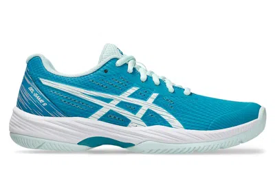 Pre-owned Asics Gelgame 9 (women's) Sneakers In Teal Blue/white