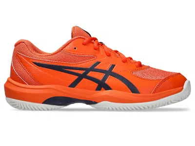 Pre-owned Asics Gelgame Clay/oc Sneakers In Nova Orange/indigo Fog