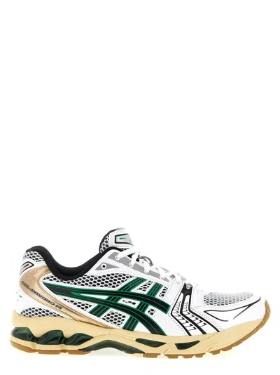 Asics Heritage Running Silhouette Gel-kayano 14 Sneakers In Green