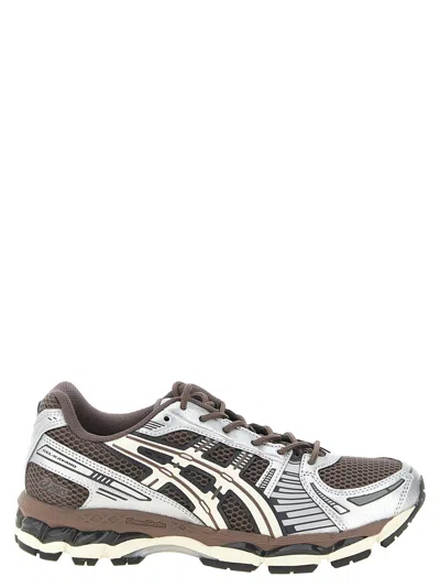Asics Kith X Gel-kayano 12.1 Unisex Lace-up Sneakers With Gel-nimbus 17 Midsole In Multi
