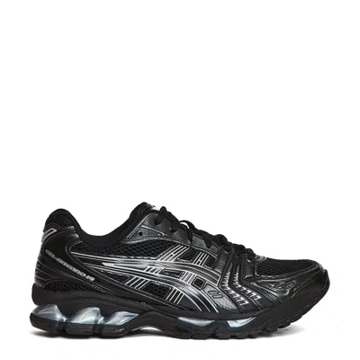 Asics Gel-kayano 14 Mesh Running Sneakers In Black