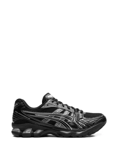 Asics Gel-kayano 14 Mesh Running Sneakers In Black