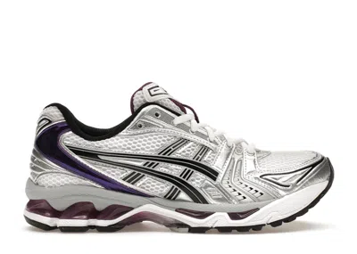 Pre-owned Asics Gelkayano 14 (women's) Sneakers In White/dark Grape