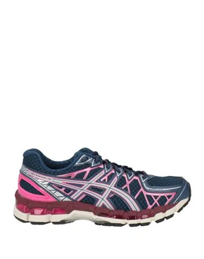 Asics Gel-kayano 20 Woman Sneakers Navy Size 8 Textile Fibers, Synthetic Material In Multi