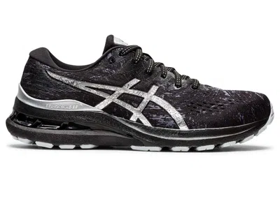Pre-owned Asics Gelkayano 28 Platinum Black (women's) Sneakers In Carrier Grey/pure Silver